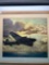 vintage US Army airplane framed print