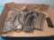 5 firearms clips 3 AK-47 1 AR-15 Taurus pistol
