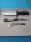 AK47 bayonet 2 knives butterfly and pistol