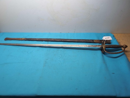 Civil War Ames NCO sword dated1863