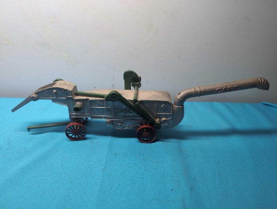 Case thresher cast aluminum toy