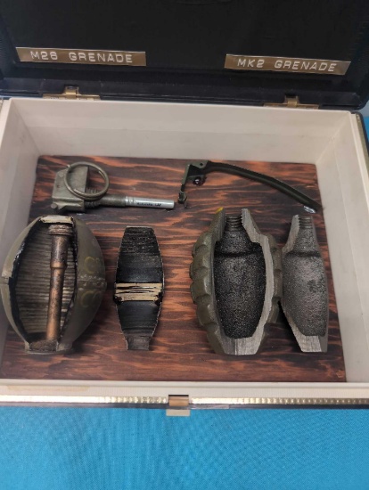 2 Cutaway US grenades