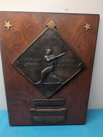 1955 American Legion baseball plaque