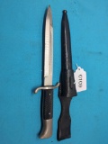 WW II German dress bayonet and sheath