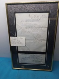 Civil War military documents 1865