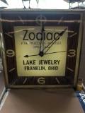 Zodiac fine precision watches lighted pam bubble clock