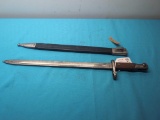 Spanish Mauser bayonet and scabbard