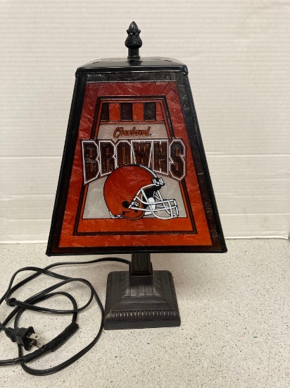 Cleveland Browns small table desk lamp