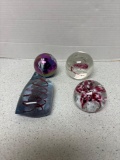 Signed Paperweights Jerusalem The Glass Eye Others