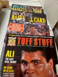 Sports card sports magazines