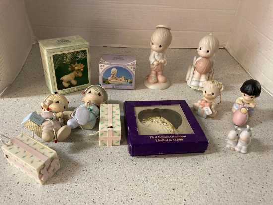 Vintage Precious Moments porcelain retired figurines