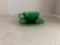 Anchor Hocking Forest Green Luncheon Set