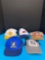 5 new old stock snap back hats caps