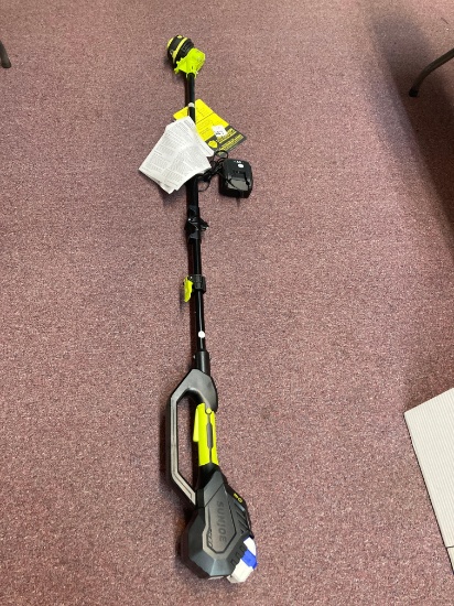 New Sunjoe cordless grass trimmer