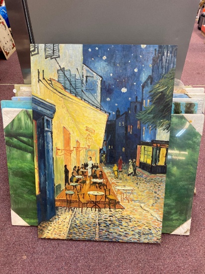8 pieces of art