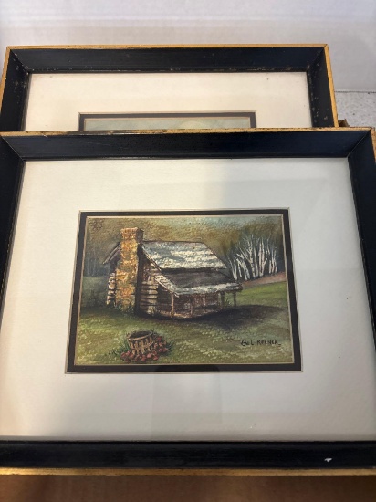 Gail Keener Framed Watercolor Paintings