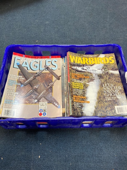 Airplane and military flight related magazines