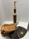 Trap League Trophy baseball mitts
