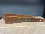 Two Slabs of Wood in Shape of Rifle