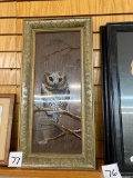 1981 owl on glass drawing picture
