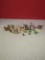 Elephant Figurines-- Bone China, glass, Swarovski, wood, carved stone, pendants, pewter, origami