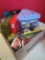 craft Supplies-- beads, hot glue gun and glue sticks, knitting needles, card kits
