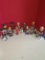 Bobbleheads-- all different, sports and genre