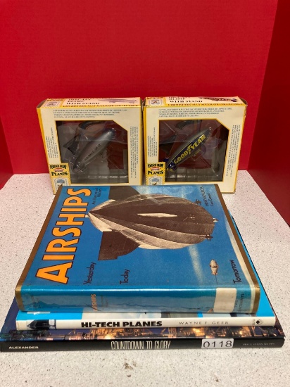 Goodyear Navy die cast plus vintage planes books