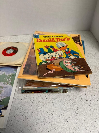 comic books 45 RPM records