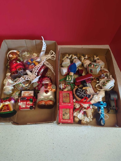 Christmas ornament lot
