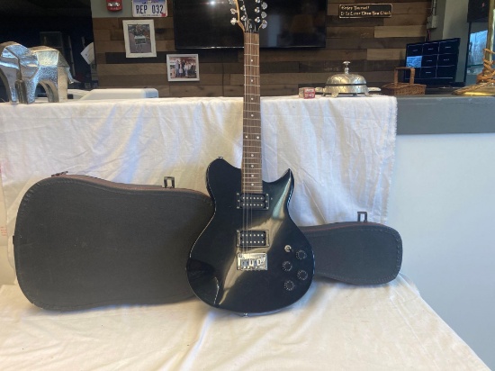 Washburn Lyon Stratocaster electric guitar in case