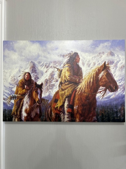 Giclee on canvas James Artist 30 inches X 45 inches