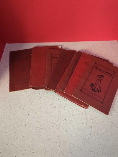 10 fishburne military-- academy grant and gold monthly booklets 1909 and 1910