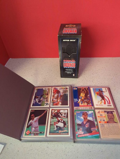 sports s cards football baseball basketball NBA upper deck 1993 1994 locker set in box NOS