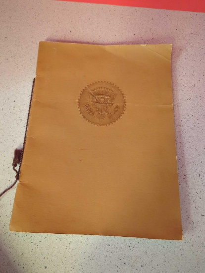 1969 Program Dinner with Ike Dwight Eisenhower Northeast Ohio
