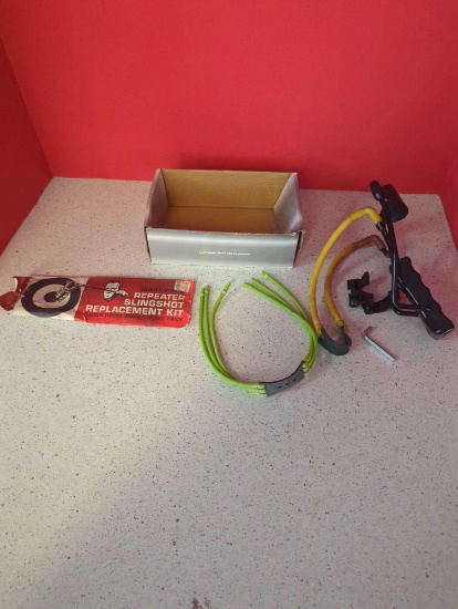 Slingshots and Marksman repeater slingshot replacement kit