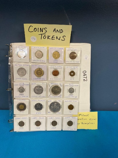 Coins and tokens