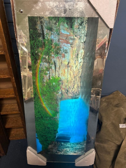 vintage motion and sound waterfall display