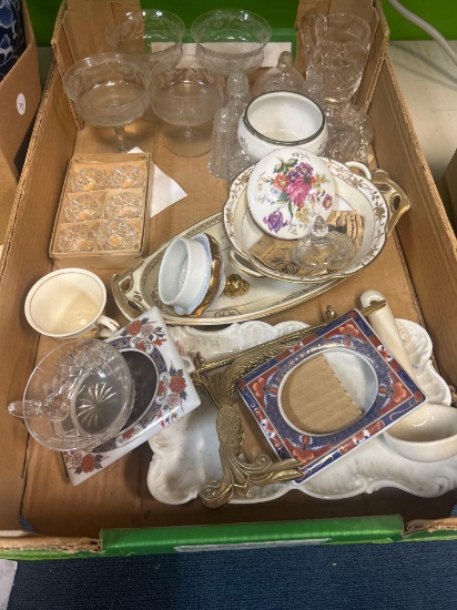 antique porcelain and glass ware
