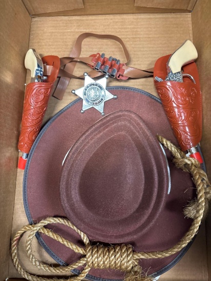 Child?s playset sheriffs pistols