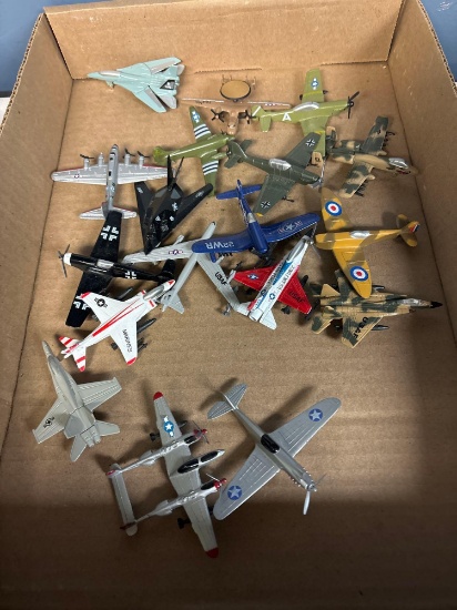 miniature metal airplanes