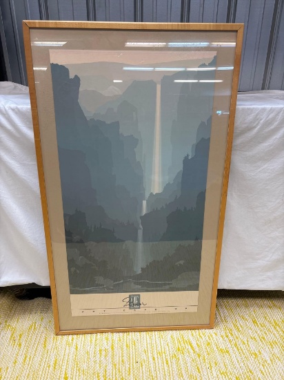 McGaw Editions Art expo 1988 Jerry Schurr 26 inches wide 44 inches tall