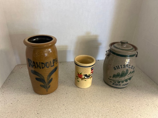 local Ohio And shissler antique pottery