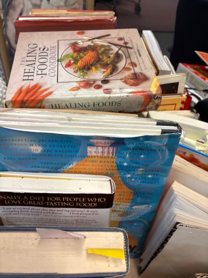books a lot of cookbooks