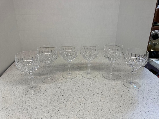 Waterford Wine goblets 6 total
