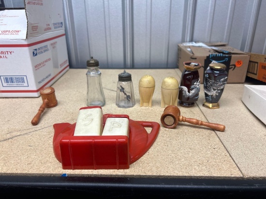 antique and vintage salt and pepper