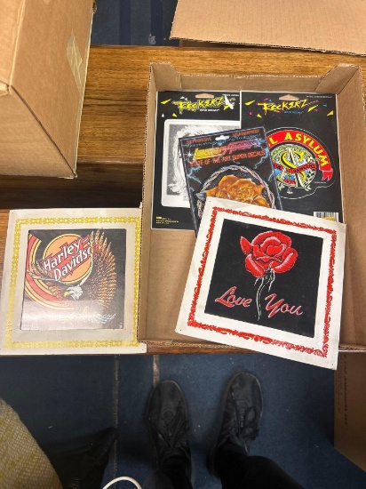 vintage rock and roll decals and prints