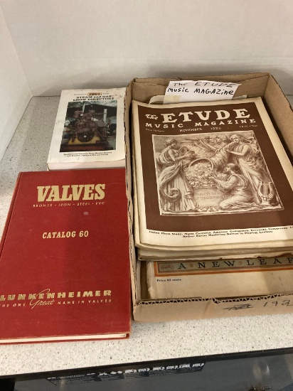 1920s Etude music magazines Valves book more