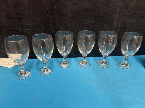 clear glass cups