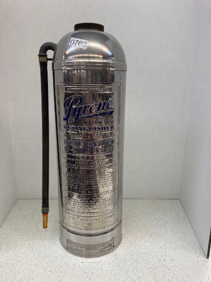 Vintage Pyrene water type extinguisher